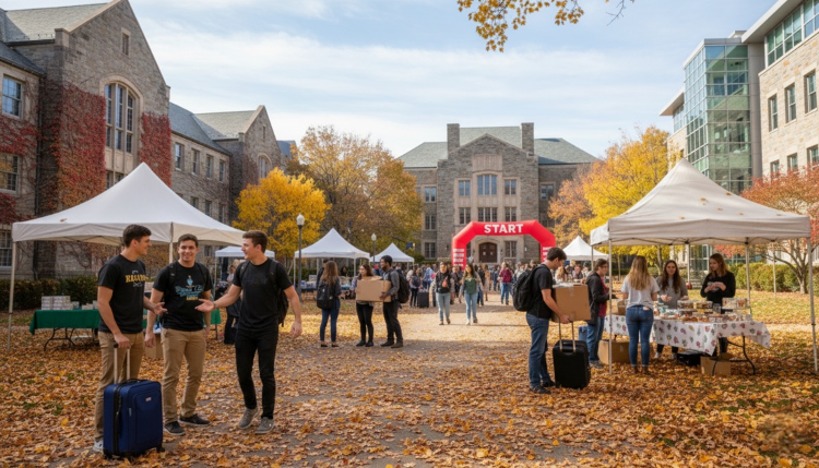 How Fraternities Give Back to Campus in the Fall