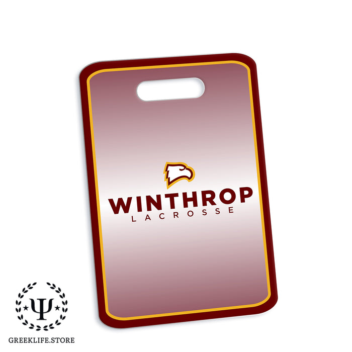 Winthrop University Luggage Bag Tag (Rectangular)