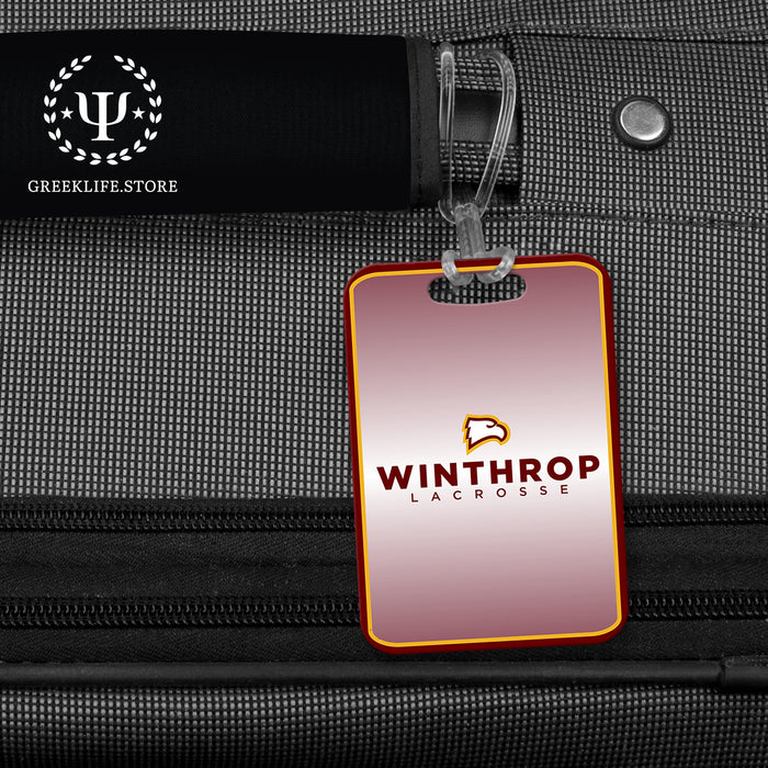 Winthrop University Luggage Bag Tag (Rectangular)