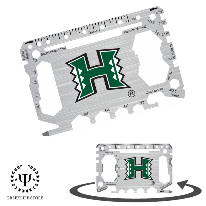 University of Hawaii MANOA 46-in-1 Pocket Multi-Tool Card