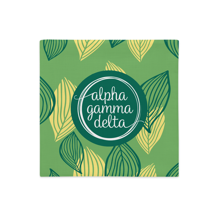 Alpha Gamma Delta Pillow Case