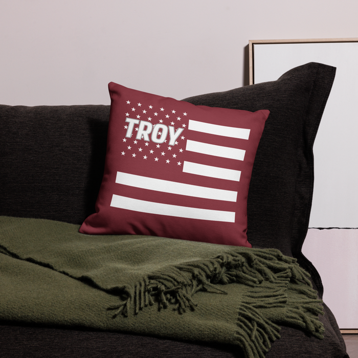 Troy University Pillow Case