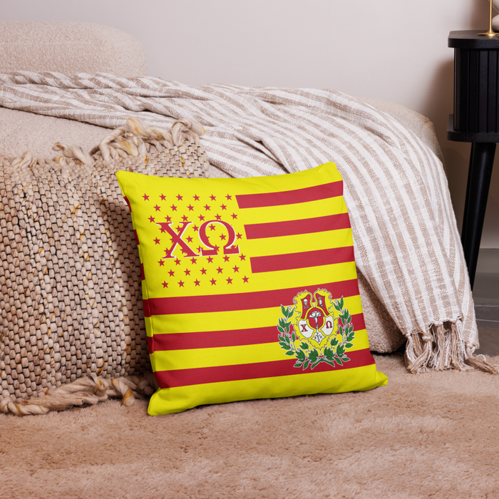 Chi Omega Pillow Case