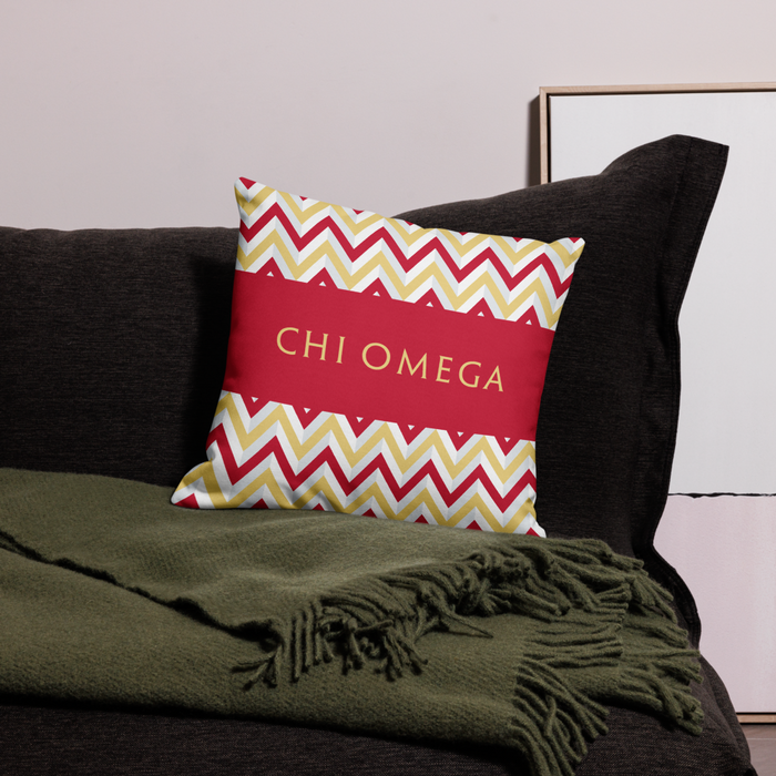 Chi Omega Pillow Case