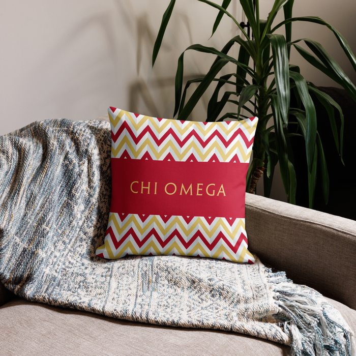 Chi Omega Pillow Case