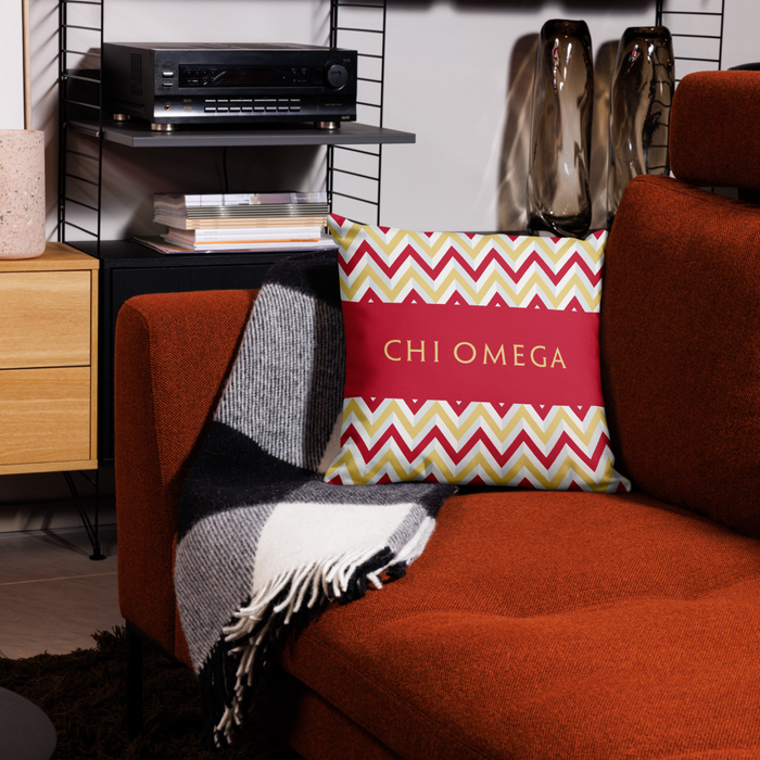 Chi Omega Pillow Case