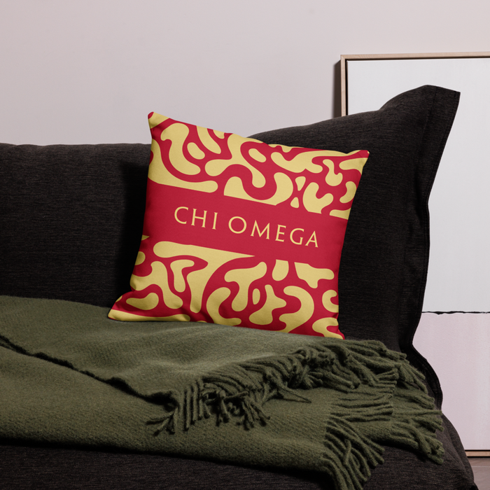 Chi Omega Pillow Case