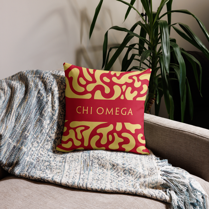 Chi Omega Pillow Case