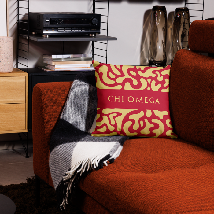 Chi Omega Pillow Case