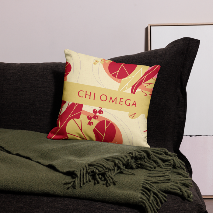 Chi Omega Pillow Case