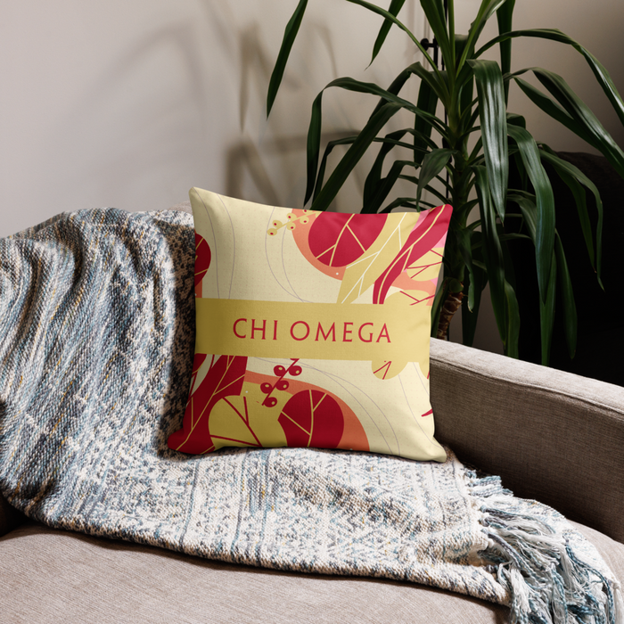 Chi Omega Pillow Case