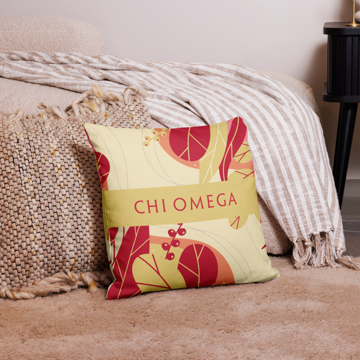 Chi Omega Pillow Case