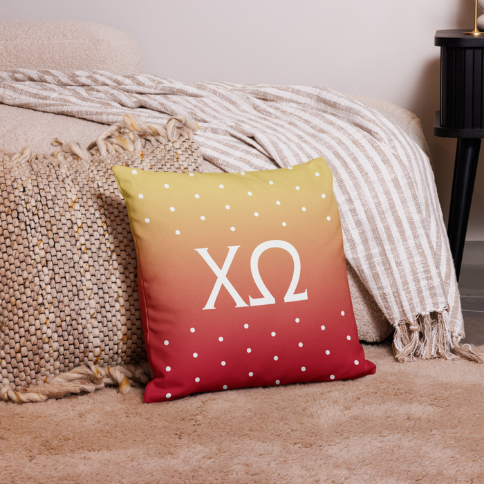 Chi Omega Pillow Case