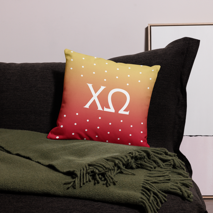 Chi Omega Pillow Case