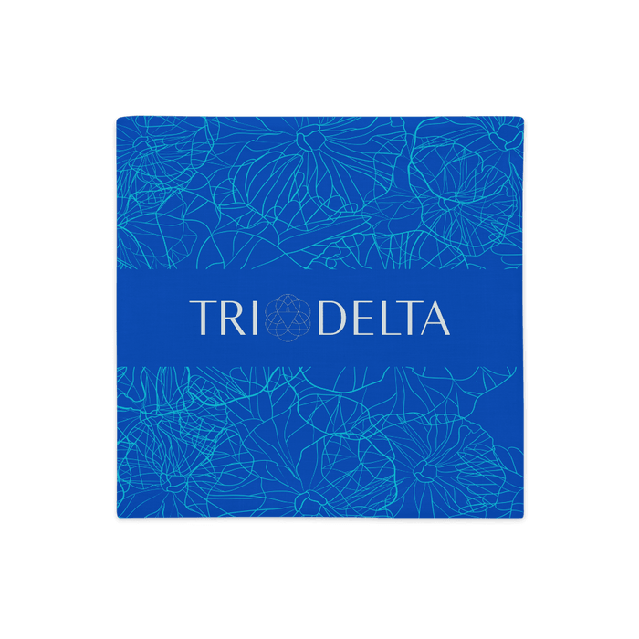 Delta Delta Delta Pillow Case