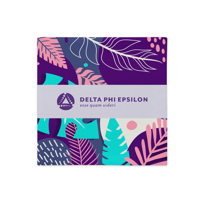 Delta Phi Epsilon Pillow Case