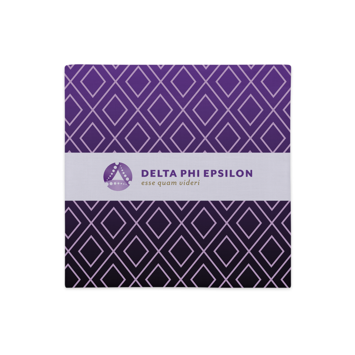 Delta Phi Epsilon Pillow Case