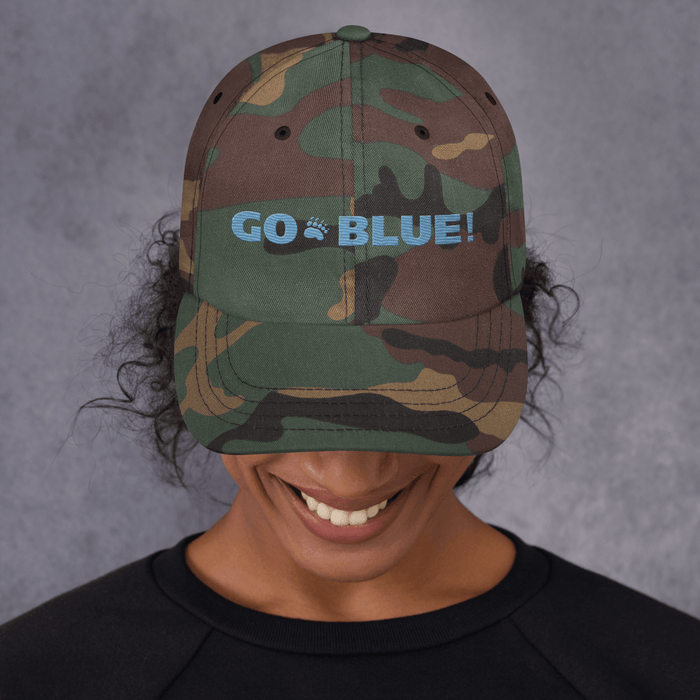 University of Maine Black Bears Go Blue! Classic Dad Hats