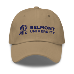 Belmont University Stainless Steel Skinny Tumbler 20 OZ Overall Print