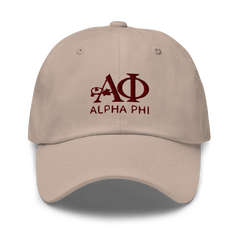 Alpha Phi Ring Stand Phone Holder (round)