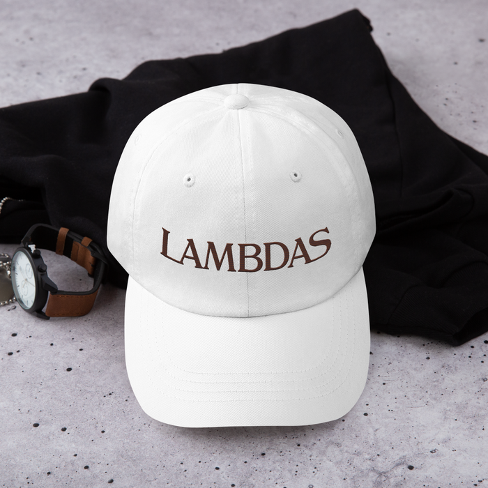 Lambda Theta Phi Officially Licensed Classic Dad Hat - Greek Life Lambda Theta Phi #2 / White