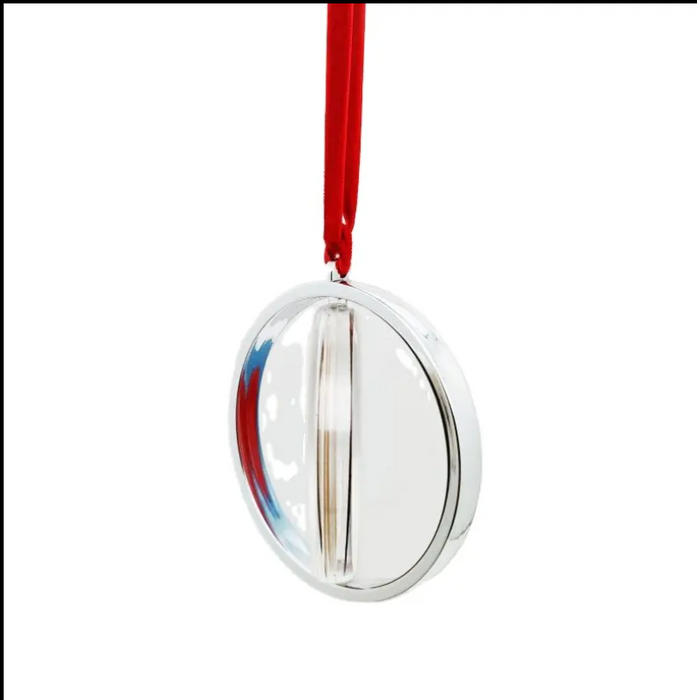 Appalachian State University Christmas Reversible Flat Round Ornament
