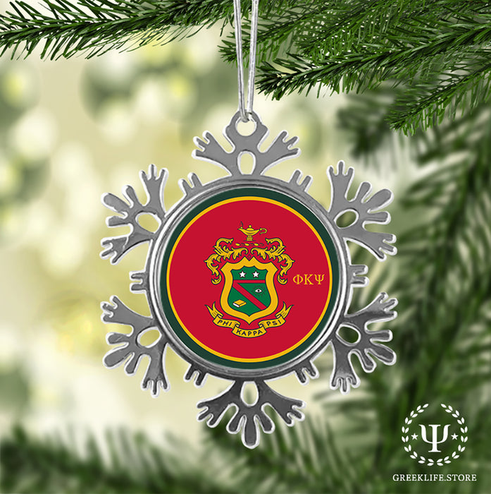 Phi Kappa Psi Christmas Ornament - Snowflake Metal