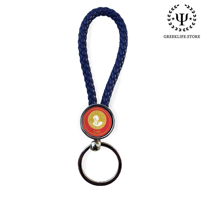 Sigma Phi Epsilon Key Chain Round
