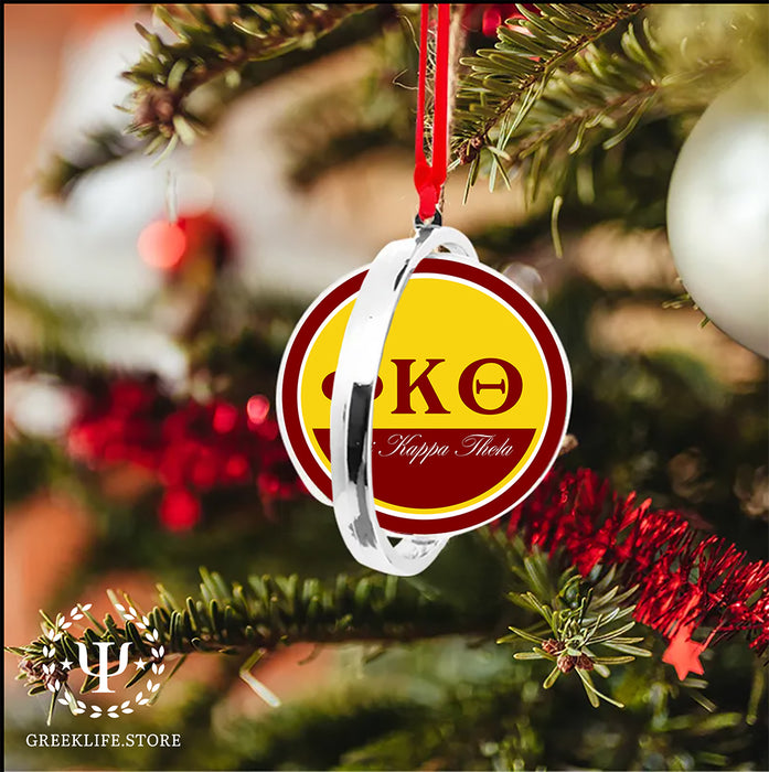 Phi Kappa Theta Christmas Reversible Flat Round Ornament