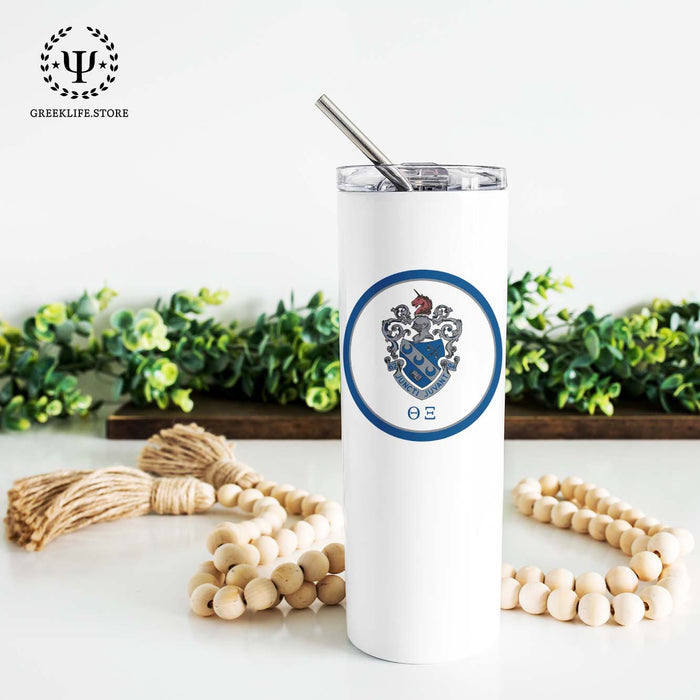 Theta Xi Stainless Steel Skinny Tumbler 20 OZ