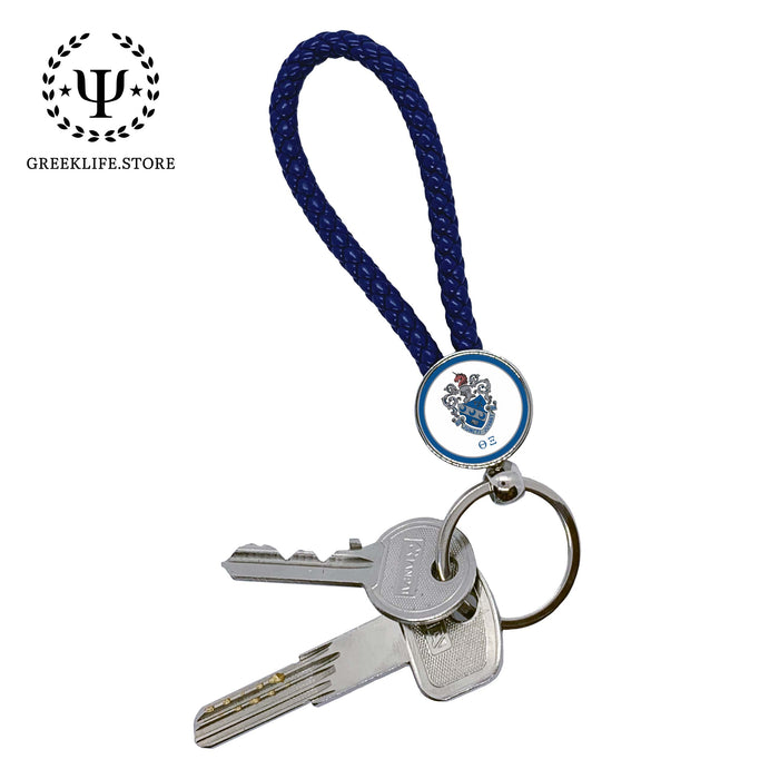 Theta Xi Key chain round