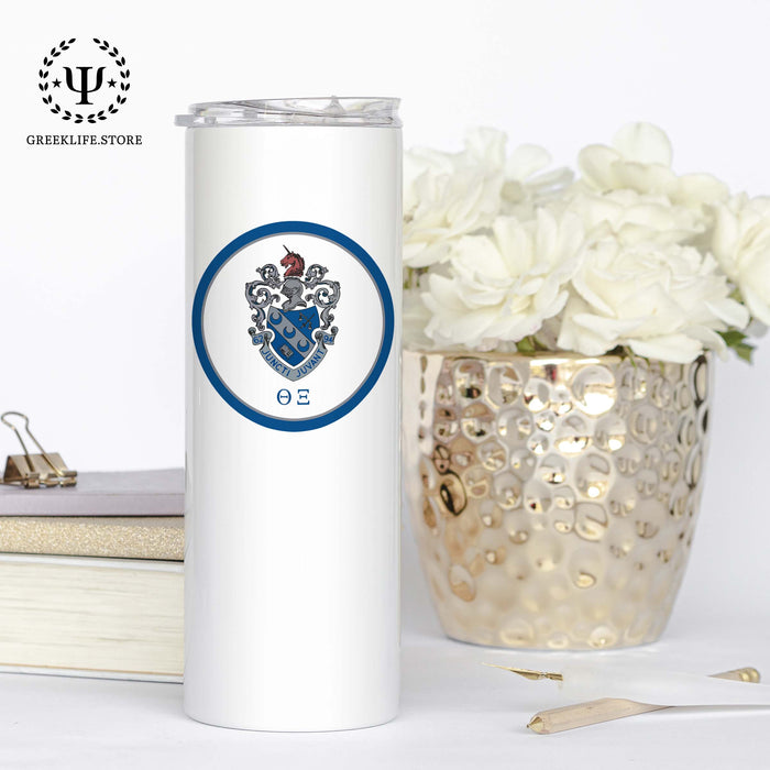 Theta Xi Stainless Steel Skinny Tumbler 20 OZ