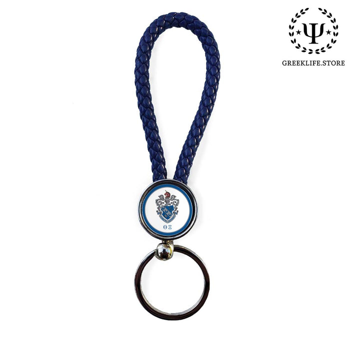 Theta Xi Key chain round