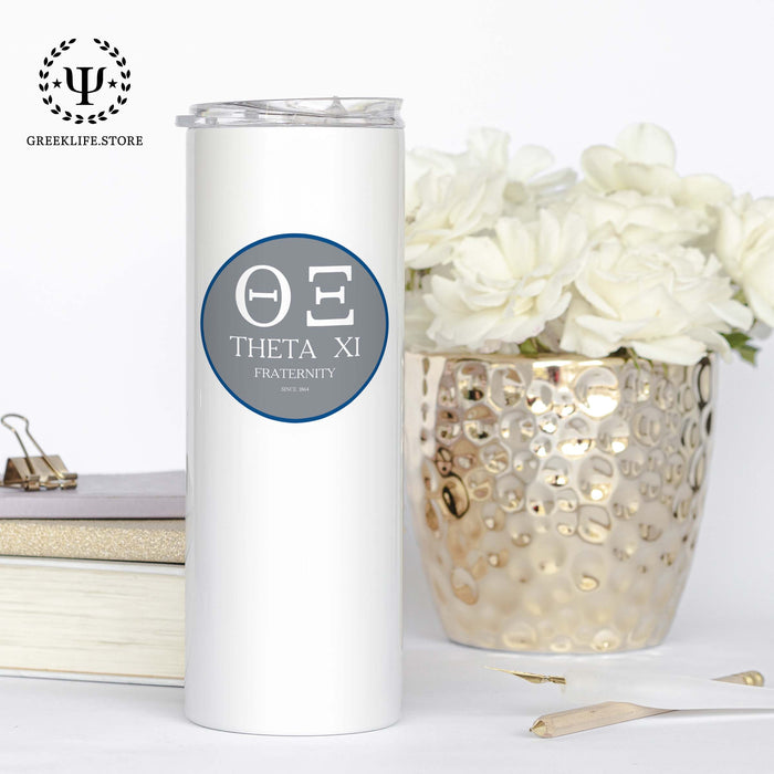 Theta Xi Stainless Steel Skinny Tumbler 20 OZ