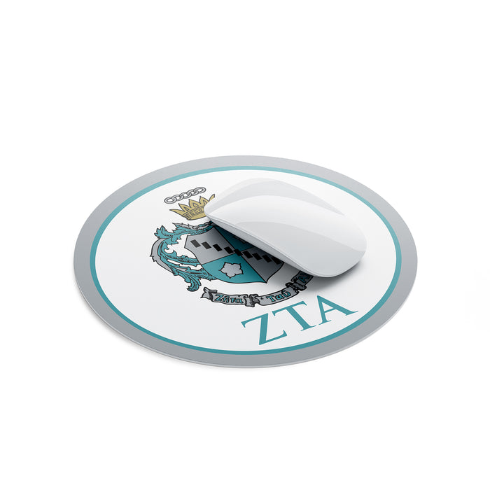 Zeta Tau Alpha Mouse Pad Round
