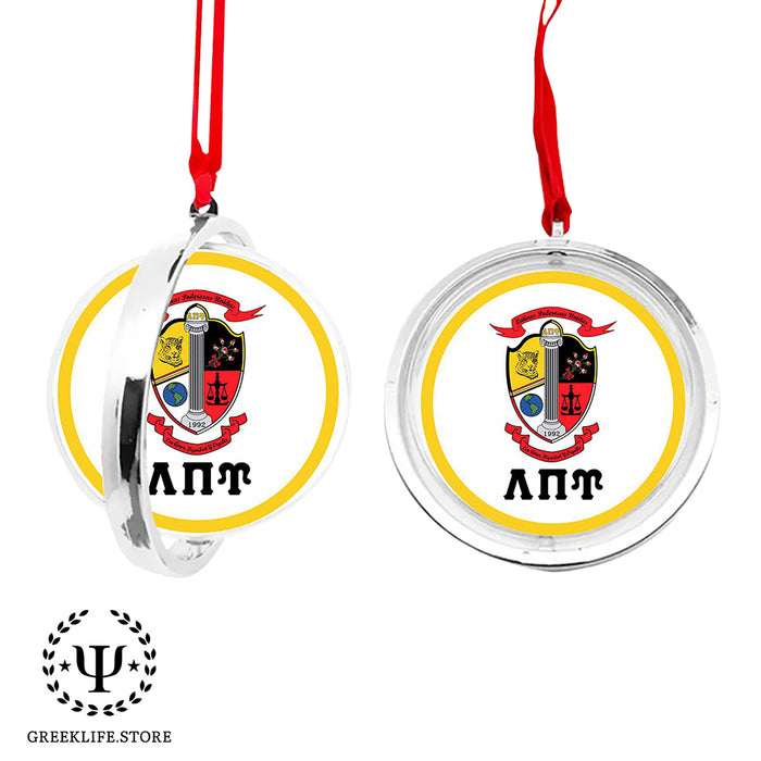 Lambda Pi Upsilon Christmas Reversible Flat Round Ornament