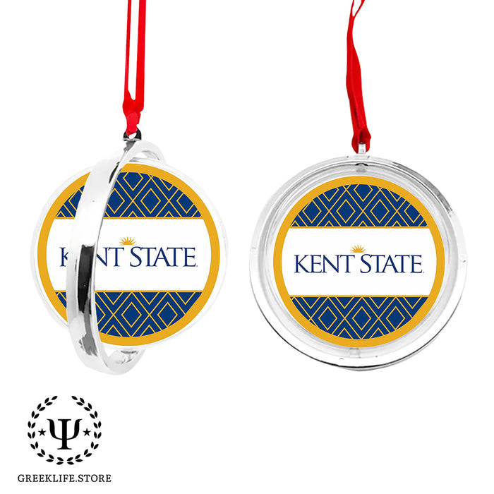 Kent State University Christmas Reversible Flat Round Ornament