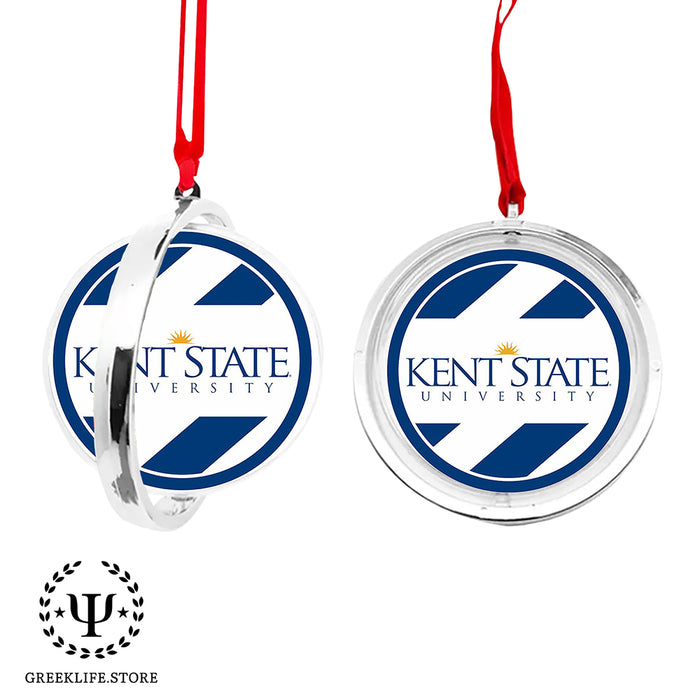 Kent State University Christmas Reversible Flat Round Ornament