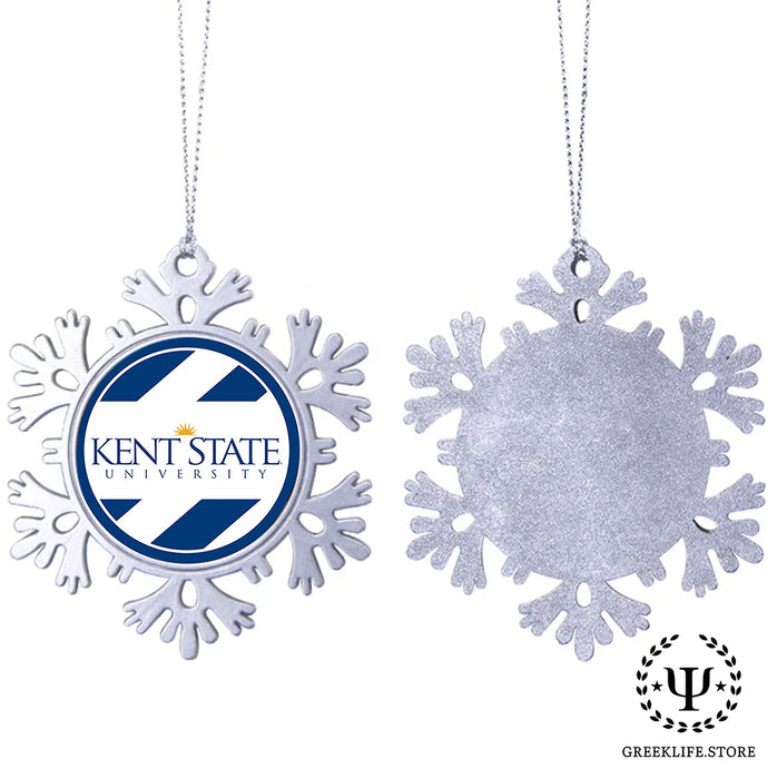 Kent State University Christmas Ornament - Snowflake Metal