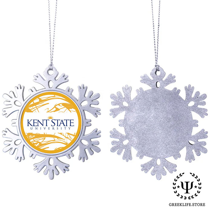 Kent State University Christmas Ornament - Snowflake Metal