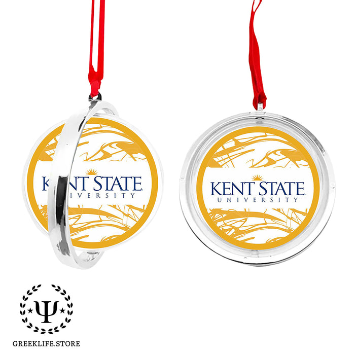 Kent State University Christmas Reversible Flat Round Ornament