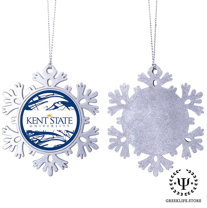Kent State University Christmas Ornament - Snowflake Metal