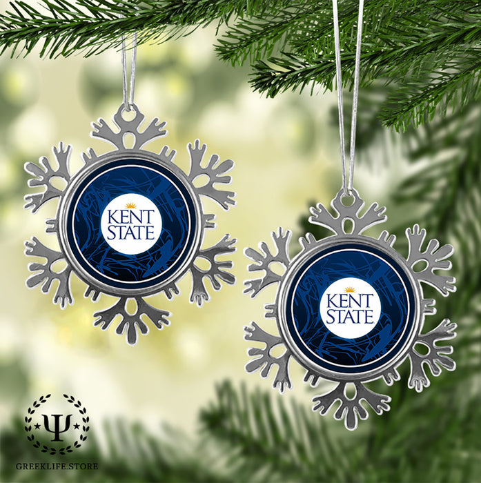 Kent State University Christmas Ornament - Snowflake Metal