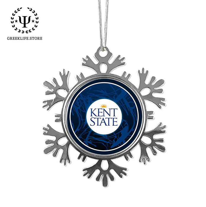 Kent State University Christmas Ornament - Snowflake Metal