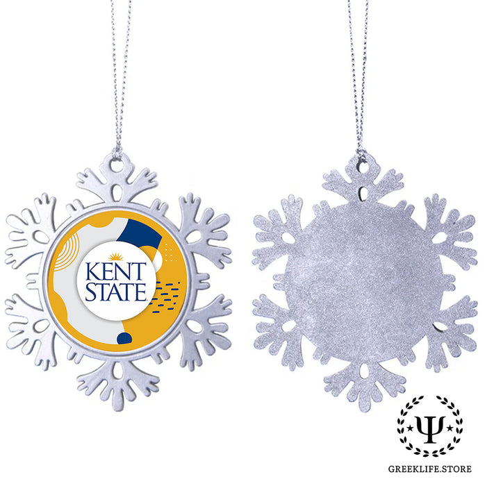 Kent State University Christmas Ornament - Snowflake Metal