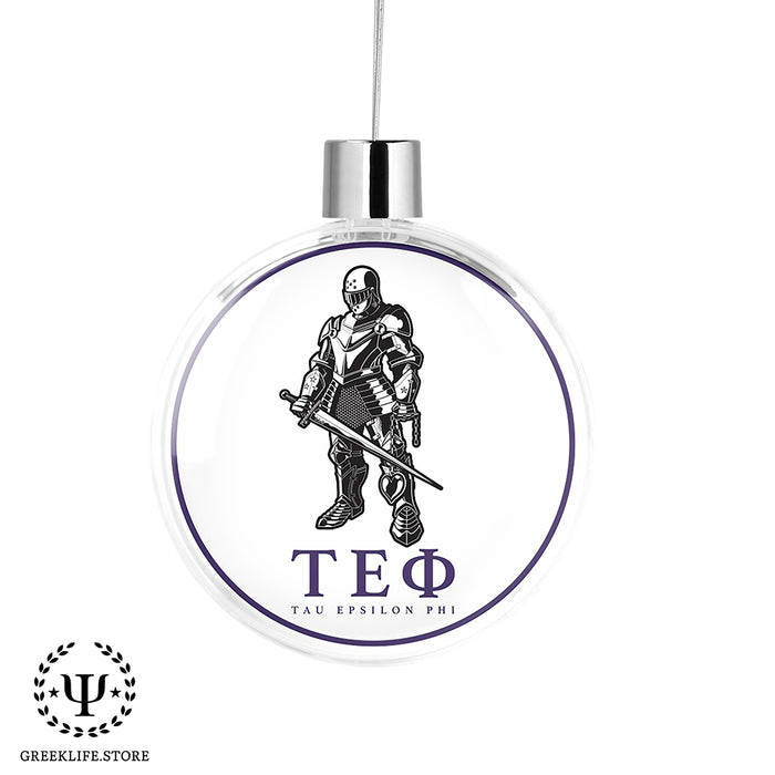 Tau Epsilon Phi Christmas Ornament Flat Round