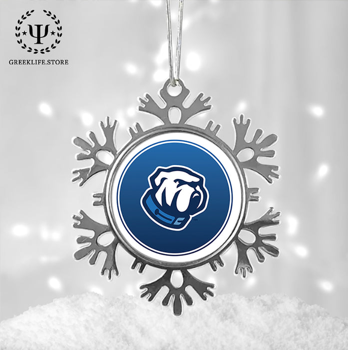 The Citadel Christmas Ornament - Snowflake Metal
