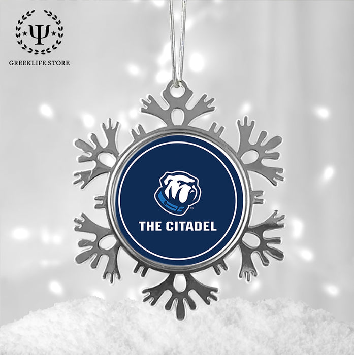 The Citadel Christmas Ornament - Snowflake Metal
