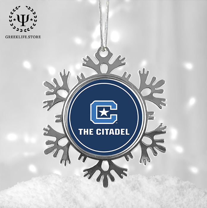 The Citadel Christmas Ornament - Snowflake Metal