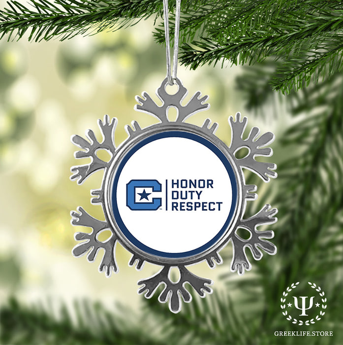 The Citadel Christmas Ornament - Snowflake Metal